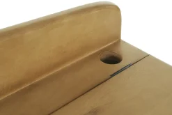 Bureau avec rangement en bois manguier massif L100 cm SHIVA