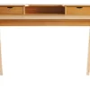 Bureau avec rangements bois clair L120 cm PULITO
