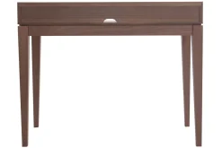Bureau avec rangements bois foncé noyer L110 cm SEKRET