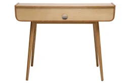 Bureau avec rangements scandinave bois clair L110 cm OPUS