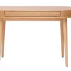 Bureau avec tiroir en bois clair L120 cm JUDITH