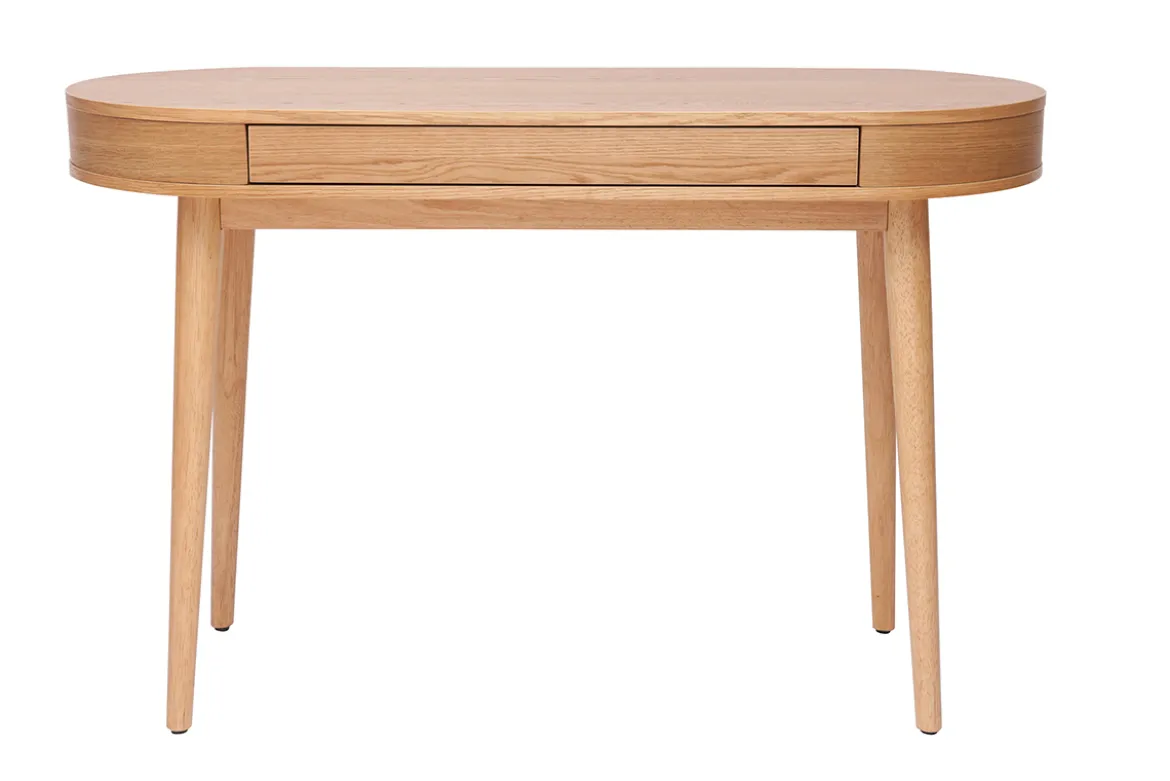 Bureau avec tiroir en bois clair L120 cm JUDITH