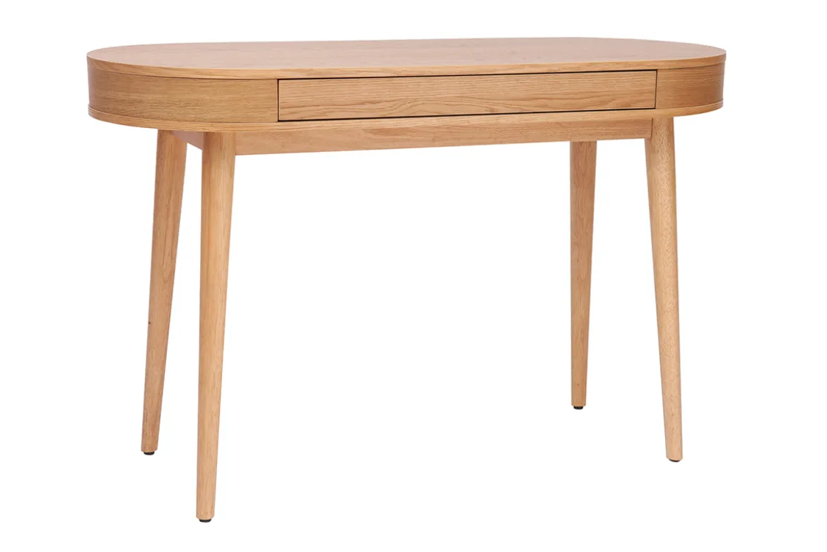 Bureau avec tiroir en bois clair L120 cm JUDITH