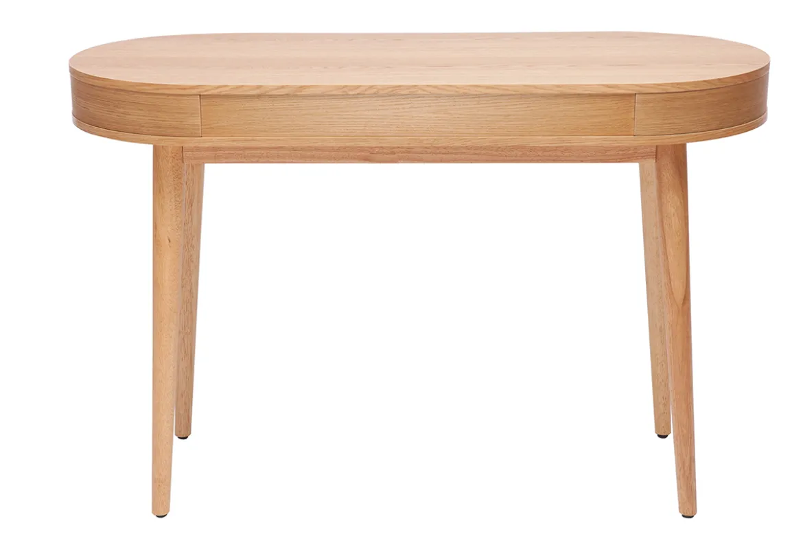 Bureau avec tiroir en bois clair L120 cm JUDITH