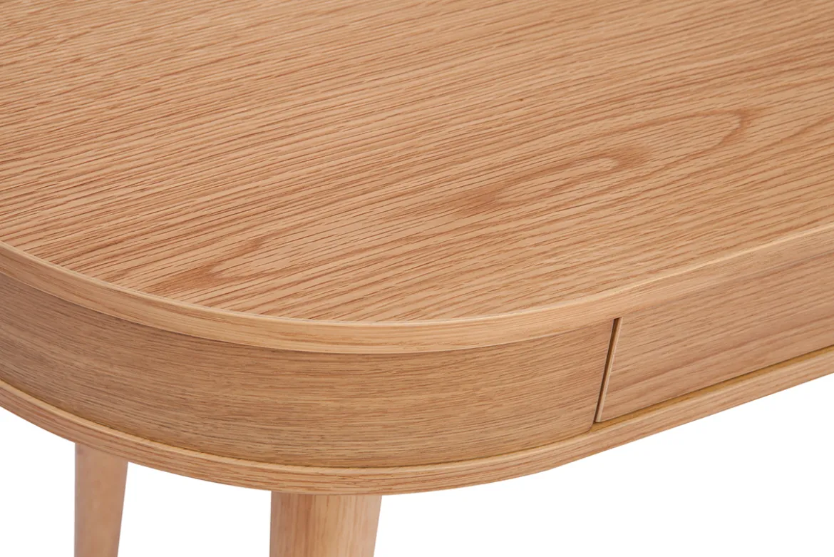Bureau avec tiroir en bois clair L120 cm JUDITH