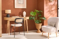 Bureau avec tiroir en bois clair L120 cm JUDITH