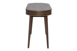 Bureau avec tiroir en bois foncé L120 cm JUDITH