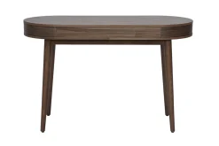 Bureau avec tiroir en bois foncé L120 cm JUDITH