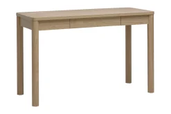Bureau avec tiroir finition bois clair chêne L120 cm IZZIE