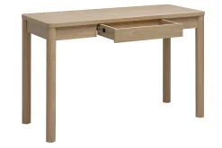 Bureau avec tiroir finition bois clair chêne L120 cm IZZIE