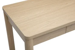 Bureau avec tiroir finition bois clair chêne L120 cm IZZIE