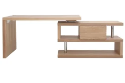 Caisson de rangement 2 tiroirs bois clair frêne MAX