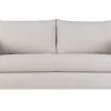 Canapé convertible 3 places en tissu effet velours beige HARLO
