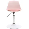 Chaise de bureau design enfant rose STEEVY