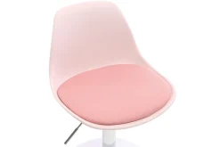 Chaise de bureau design enfant rose STEEVY