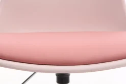 Chaise de bureau design enfant rose STEEVY