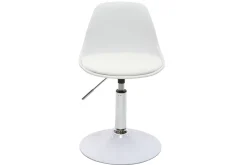 Chaise de bureau design enfant blanche STEEVY
