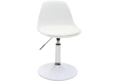 Chaise de bureau design enfant blanche STEEVY