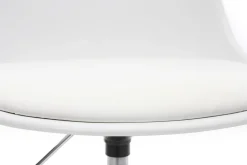 Chaise de bureau design enfant blanche STEEVY