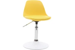 Chaise de bureau design enfant jaune STEEVY