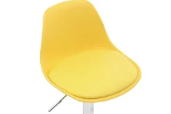 Chaise de bureau design enfant jaune STEEVY