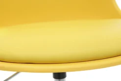 Chaise de bureau design enfant jaune STEEVY