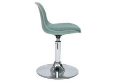 Chaise de bureau design enfant vert de gris STEEVY