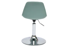 Chaise de bureau design enfant vert de gris STEEVY