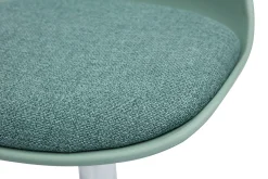 Chaise de bureau design enfant vert de gris STEEVY