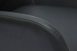 Chaise de bureau à roulettes noire ALBAN