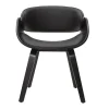 Chaise design noire BENT