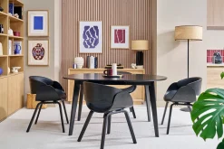 Chaise design noire BENT