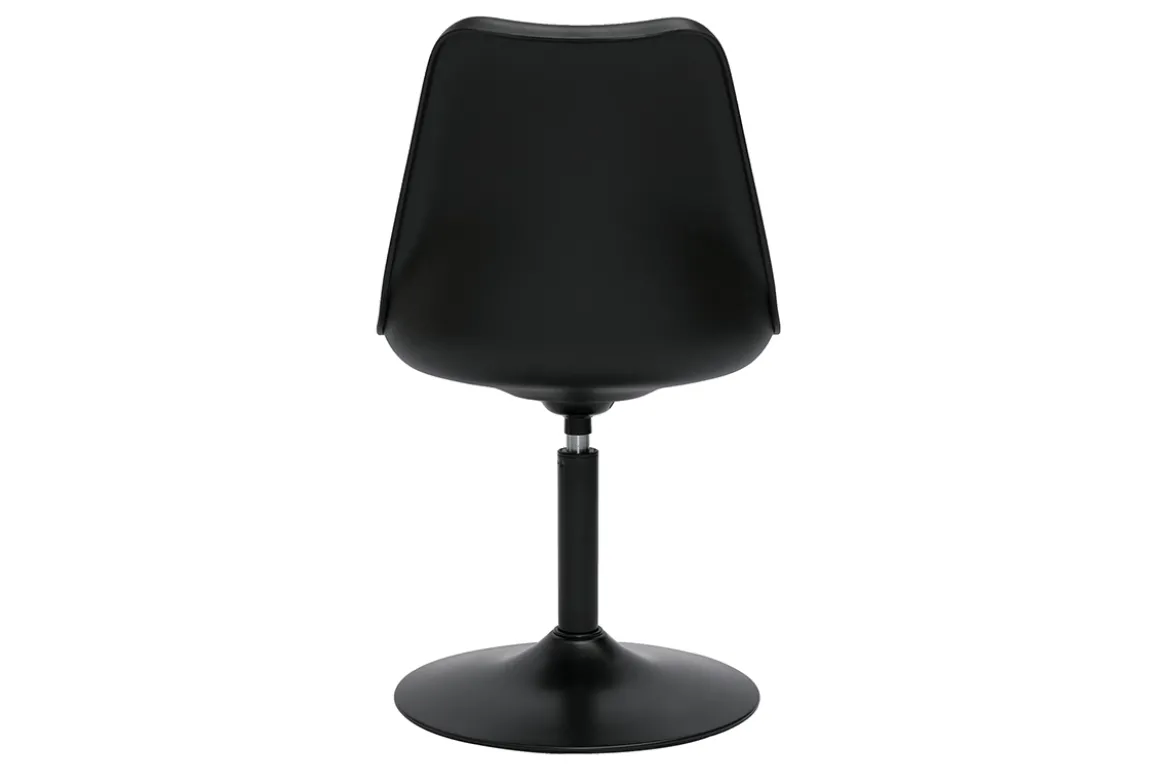Chaise design pivotant noir mat STEEVY V2