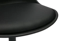 Chaise design pivotant noir mat STEEVY V2