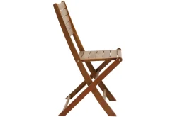 Chaises de jardin pliantes en bois massif (lot de 2) CANOPEE