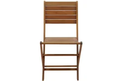 Chaises de jardin pliantes en bois massif (lot de 2) CANOPEE