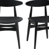 Chaises design noires (lot de 2) WALFORD