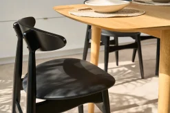 Chaises design noires (lot de 2) WALFORD