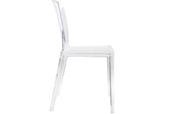 Chaises design transparentes empilables intérieur - extérieur (lot de 2) ISLAND