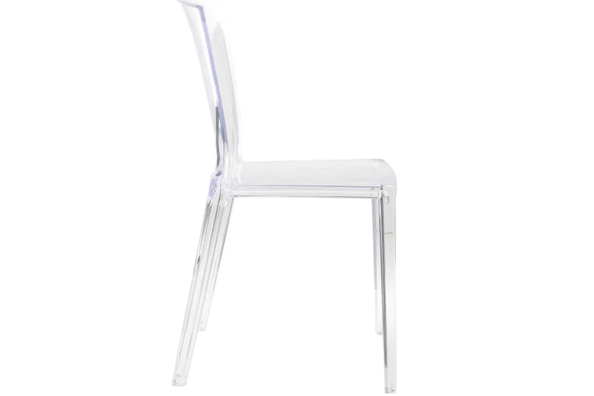 Chaises design transparentes empilables intérieur - extérieur (lot de 2) ISLAND