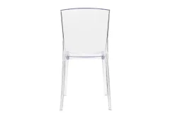 Chaises design transparentes empilables intérieur - extérieur (lot de 2) ISLAND