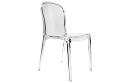 Chaises empilables design transparentes (lot de 2) THALYSSE