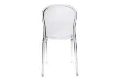 Chaises empilables design transparentes (lot de 2) THALYSSE