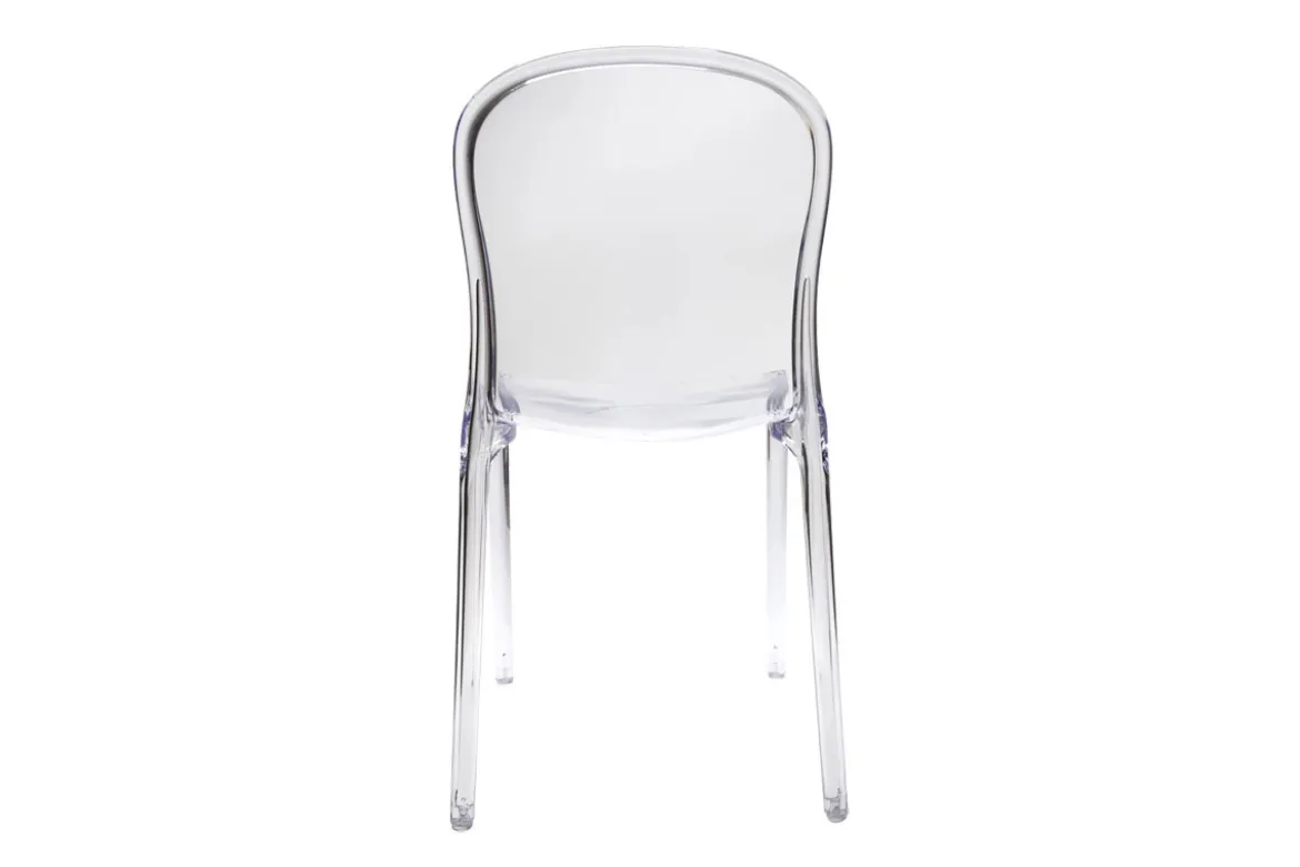 Chaises empilables design transparentes (lot de 2) THALYSSE