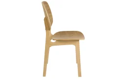 Chaises en bois clair frêne (lot de 2) SOQUETTE