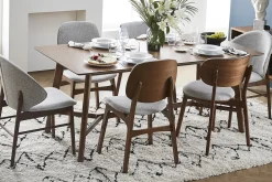 Chaises en bois clair frêne (lot de 2) SOQUETTE
