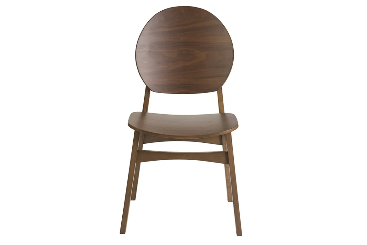 Chaises en bois foncé (lot de 2) ELTON