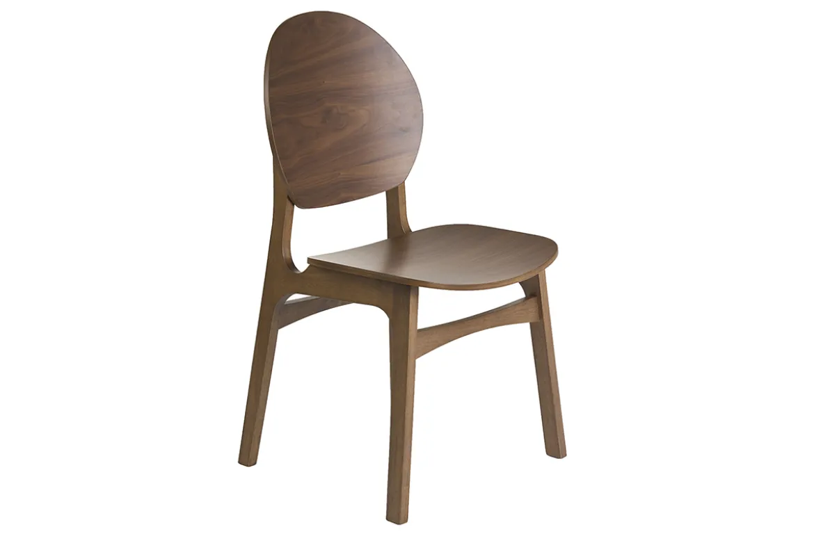 Chaises en bois foncé (lot de 2) ELTON