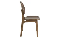 Chaises en bois foncé (lot de 2) ELTON
