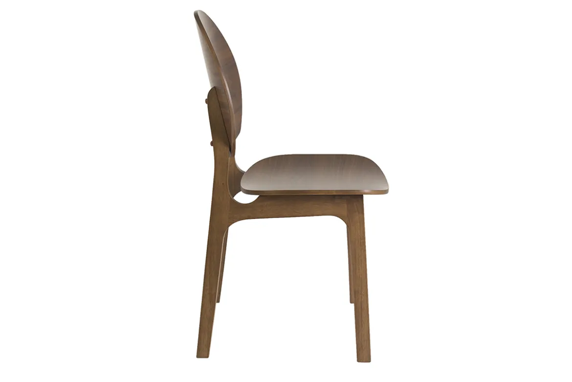 Chaises en bois foncé (lot de 2) ELTON